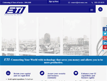 Tablet Screenshot of eticomm.net